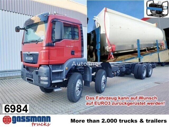 MAN TGS 41.480 8X6 BB, ca. 25.000l mit Separatpumpe Nowa ciężarówka podwozie MAN TGS 41.480 8X6 BB, ca. 25.000l mit Separatpumpe