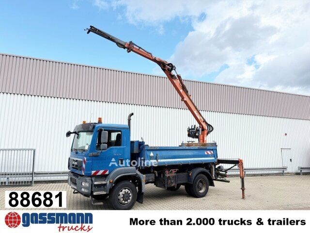 MAN TGM 18.290 4X4 BB, EEV, Heckkran Atlas AK Wywrotka MAN TGM 18.290 4X4 BB, EEV, Heckkran Atlas AK