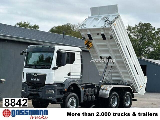 MAN TGS 33.480 6×6 BB CH, Hohe Bauart, Nebenantrieb Nowa wywrotka MAN TGS 33.480 6×6 BB CH, Hohe Bauart, Nebenantrieb