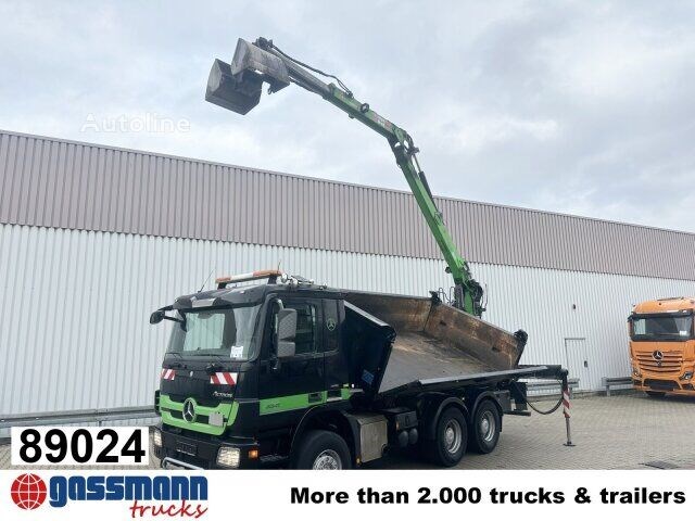 Mercedes-Benz Actros 3341 K 6×4, Bormatik links, Heckkran Penz Wywrotka Mercedes-Benz Actros 3341 K 6×4, Bormatik links, Heckkran Penz