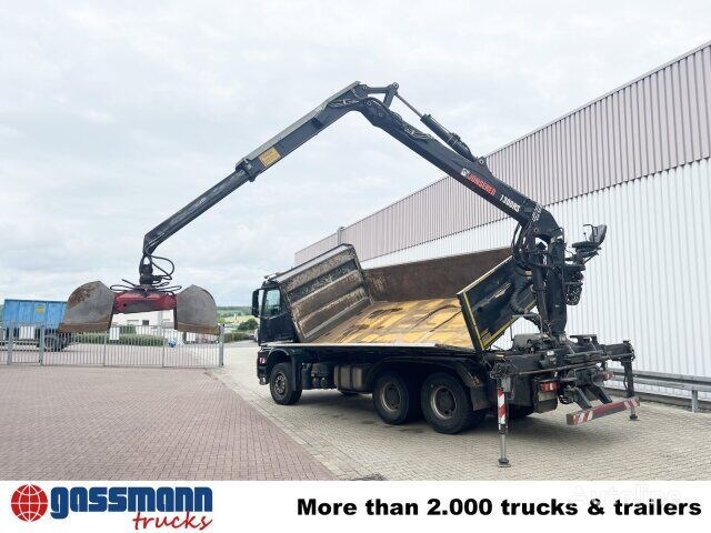 Mercedes-Benz Arocs 3345 K 6×4, Heckkran Hiab Jonsered Wywrotka Mercedes-Benz Arocs 3345 K 6×4, Heckkran Hiab Jonsered