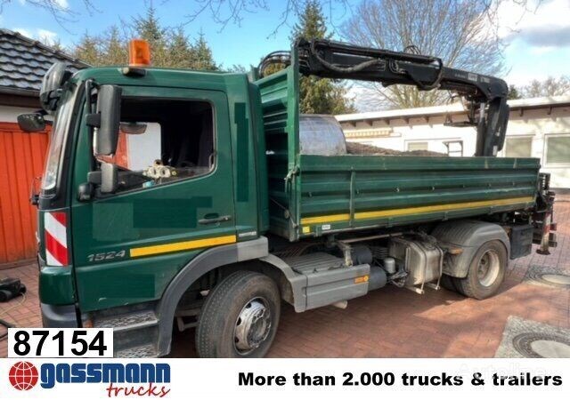 Mercedes-Benz Atego 1524 4×2, Heckkran Hiab 099 BS-2 HiDuo Wywrotka Mercedes-Benz Atego 1524 4×2, Heckkran Hiab 099 BS-2 HiDuo