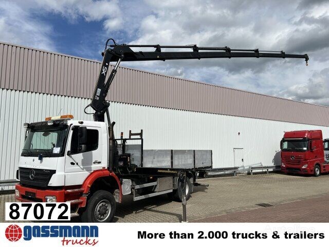 Mercedes-Benz Axor 1828 A 4×4 mit Kran Hiab XS 166 E-5 Ciężarówka burtowa Mercedes-Benz Axor 1828 A 4×4 mit Kran Hiab XS 166 E-5