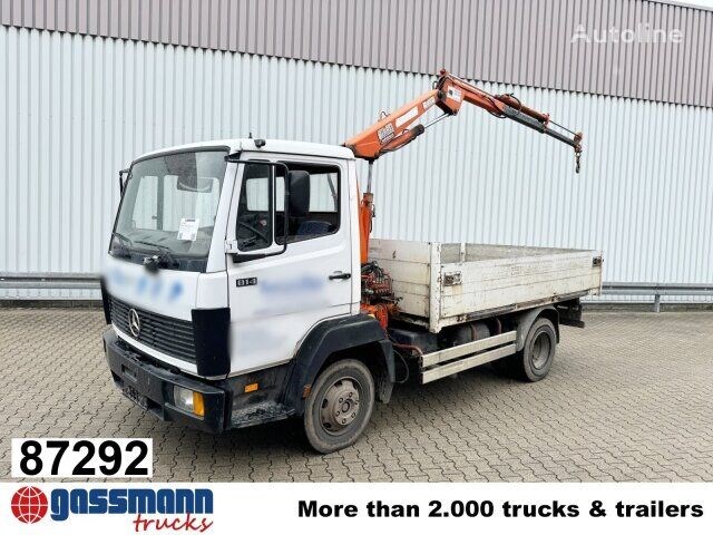 Mercedes-Benz LK 814 4×2, 6-Zylinder, Kran Tirre Euro 35 Ciężarówka burtowa Mercedes-Benz LK 814 4×2, 6-Zylinder, Kran Tirre Euro 35
