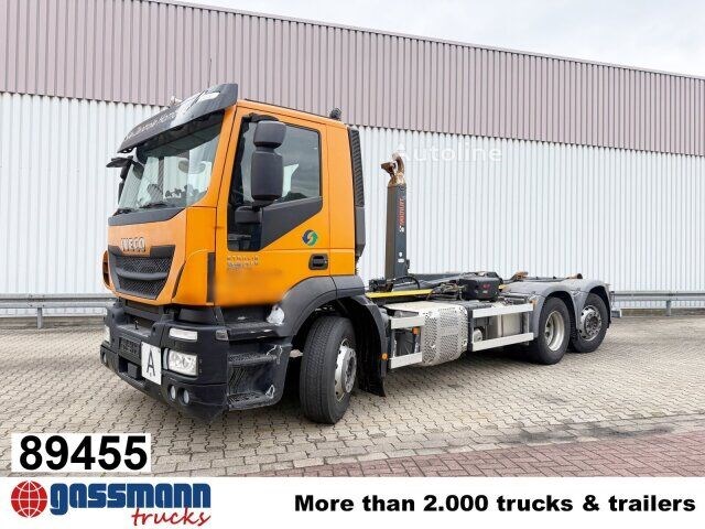 IVECO Stralis AD260S36Y/PS 6×2, Lenk-/Liftachse Ciężarówka hakowiec IVECO Stralis AD260S36Y/PS 6×2, Lenk-/Liftachse