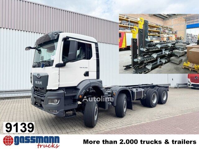 MAN TGS 35.480 8×8 BB CH, Hohe Bauart, Nebenantrieb Nowa ciężarówka hakowiec MAN TGS 35.480 8×8 BB CH, Hohe Bauart, Nebenantrieb