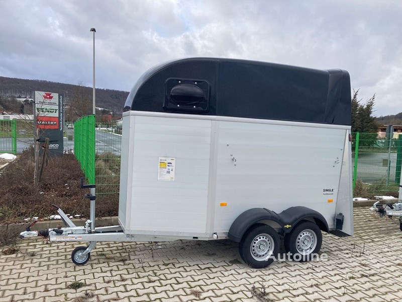 Humbaur Single Alu 1600 Nowa przyczepa do przewozu koni Humbaur Single Alu 1600