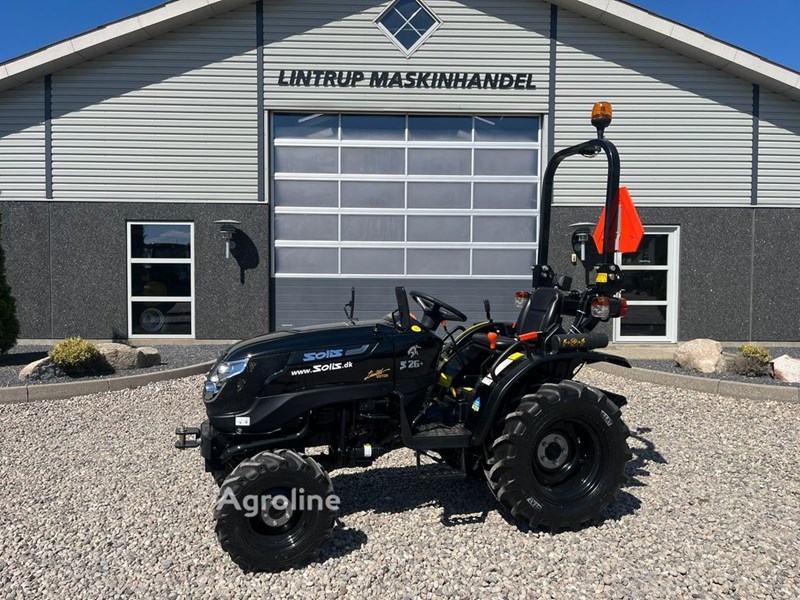 Solis S26 Limited Edition i sort 6+2 Gearmaskine med Servostyring og b Nowy mini traktor Solis S26 Limited Edition i sort 6+2 Gearmaskine med Servostyring og b