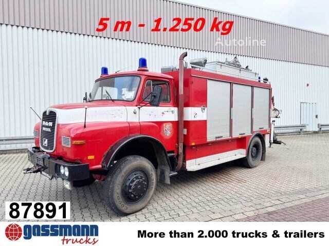 MAN 16.168 HAK Heckkran Hiab 650/1 Samochód pożarniczy MAN 16.168 HAK Heckkran Hiab 650/1