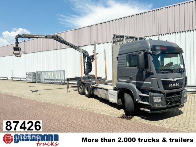 MAN TGS 26.500 6X4H-4 BL, PriTarder, HydroDrive Ciężarówka do przewozu drewna MAN TGS 26.500 6X4H-4 BL, PriTarder, HydroDrive
